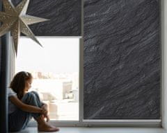 COLORAY.SK Roleta na balkon Čierna textúra Žaluzija za temnitev (s podlogo) 70x140 cm