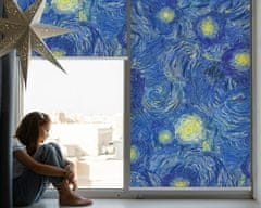 COLORAY.SK Roleta na balkon Maľovaný modrý obrázok Žaluzija za propuščanje svetlobe 150x140 cm