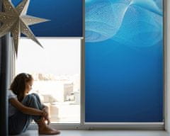 COLORAY.SK Roleta na balkon Modrá animácia Žaluzija za propuščanje svetlobe 70x140 cm