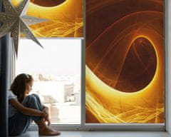 COLORAY.SK Roleta na balkon Oranžová abstrakcia Žaluzija za propuščanje svetlobe 100x180 cm