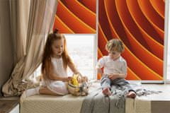 COLORAY.SK Roleta na okno Oranžová abstrakcia Žaluzija za propuščanje svetlobe 130x140 cm