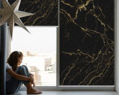 COLORAY.SK Roleta na okno Čierny mramor Žaluzija za temnitev (s podlogo) 100x140 cm