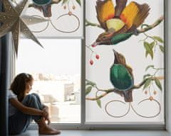 COLORAY.SK Roleta na okno Vtáky na vetve Žaluzija za propuščanje svetlobe 70x140 cm