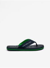 Tommy Hilfiger Tmavomodré pánske žabky Tommy Hilfiger Massage Footbed 41