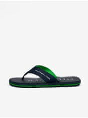 Tommy Hilfiger Tmavomodré pánske žabky Tommy Hilfiger Massage Footbed 41