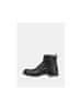 Čierne pánske kožené členkové topánky Jack & Jones Russel 45