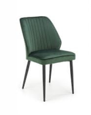 Halmar Kovová stoličky K432, tmavo zelená