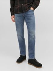 Jack&Jones Modré pánske straight fit džínsy Jack & Jones Tim 27/32