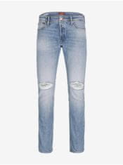 Jack&Jones Svetlomodré pánske straight fit džínsy Jack & Jones Tim 30/32