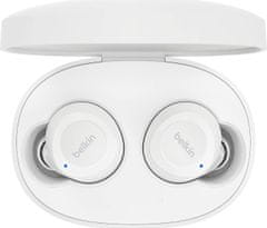 Belkin SOUNDFORM BoltTrue Wireless Earbuds - biele