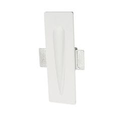 ACA ACA Lighting Gypsum LED zapustené sadrové svietidlo G8008LED