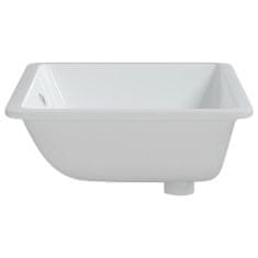 Petromila vidaXL Kúpeľňové umývadlo biele 60x40x21 cm obdĺžnikové keramické