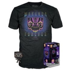 Funko pocket POP & Tee: Marvel - Black Panter (veľkosť XL)