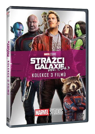 Strážci Galaxie kolekce 1.-3. (3DVD)