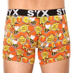 Styx 3PACK pánske boxerky long športová guma viacfarebné (3U12914) - veľkosť XL