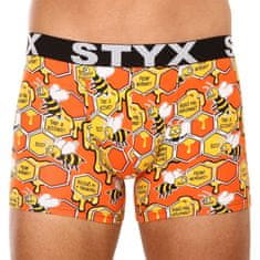 Styx 3PACK pánske boxerky long art športová guma viacfarebné (3U13724) - veľkosť XL