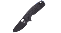 Fox Knives FX-604 B Vox Core vreckový nôž 8 cm, celočierny, FRN, hliník