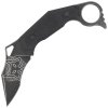 FX-651 MOA Wihongi taktický nôž - karambit 7,5 cm, celočierny, G10, puzdro Kydex