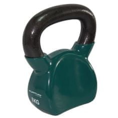 Tunturi Kettlebell liatinový vo vinyle 8 kg zelený