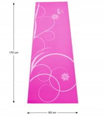 Podložka na cvičenie jogy SPARTAN Pink 170 x 60 cm - ružová