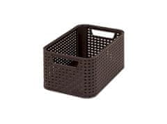 CURVER Box úložný RATTAN 28,5x19x13cm (S), STYLE2, plastový, HN