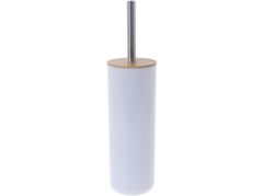 WC súprava guľatá plastová /bambus, v.21,5cm BÍ