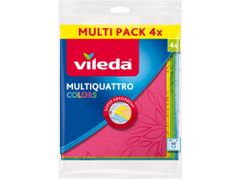 VILEDA Handrička univerzálna ľani Multiquattro Colors (4ks) 168061