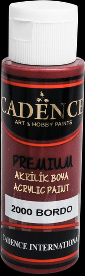 Cadence Akrylová farba Premium - vínová / 70 ml