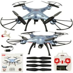 Syma X5HW 2,4GHz RC Drone Wi-Fi Kamera Modrá