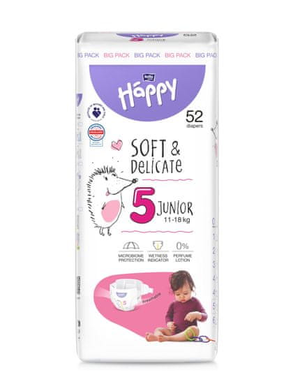 Bella Happy Soft&Delicate Junior 11-18 kg Big Pack á 52 ks