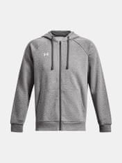 Under Armour Mikina UA Rival Fleece FZ Hoodie-GRY L