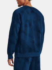 Under Armour Mikina UA Rival Fleece Printed Crew-BLU L