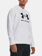 Under Armour Mikina UA Rival Fleece Logo HD-WHT L