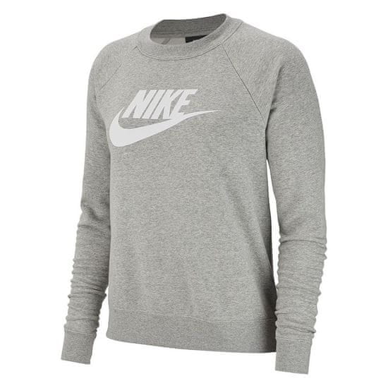 Nike Mikina sivá Essentials Crew Flc Hbr