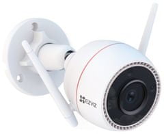 EZVIZ IP kamera H3C 2K/ bullet/ Wi-Fi/ 3Mpix/ krytie IP67/ objektív 4mm/ H.265/ IR prísvit až 30m/ biela