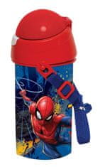 GIM Spiderman Tmavá fľaša, Športová fľaša 500 ml