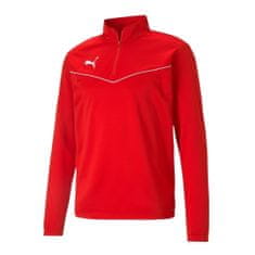 Puma Mikina červená 170 - 175 cm/S Teamrise 14 Zip Top