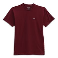 Vans Tričko bordó M MN Left Chest Logo Tee