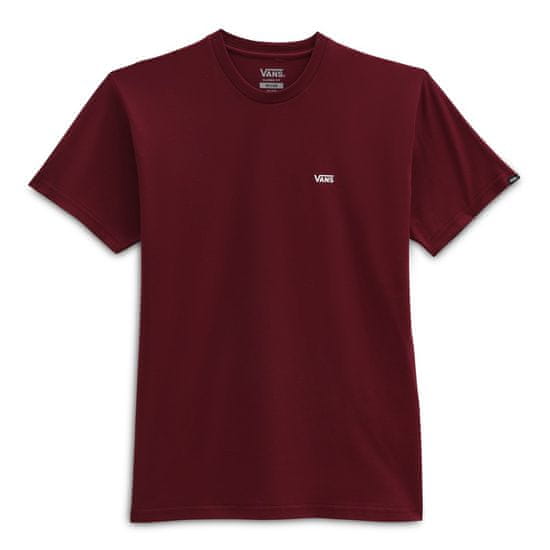 Vans Tričko bordó MN Left Chest Logo Tee