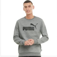 Puma Mikina sivá 192 - 197 cm/XXL Ess Big Logo Crew FL