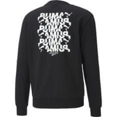 Puma Mikina čierna 182 - 187 cm/L Avenir Graphic Crew