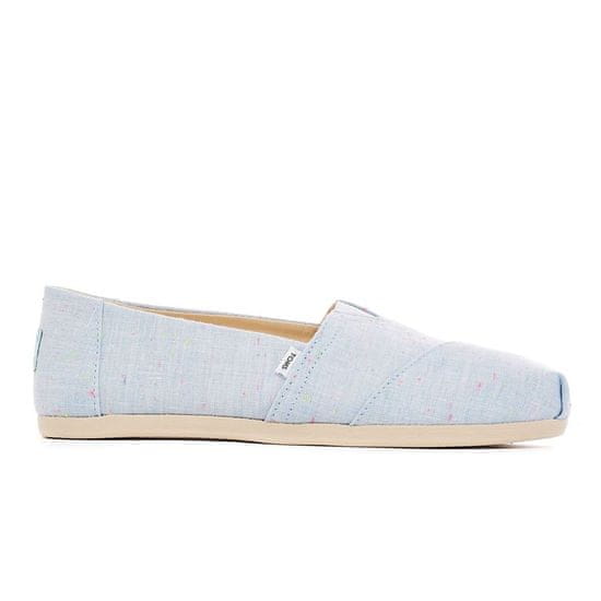 Toms Obuv modrá 37 EU Speckled Linen Alpargata W