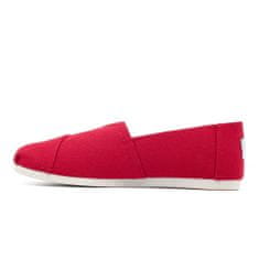 Toms Espadrilky červená 42.5 EU Alpargata Canvas