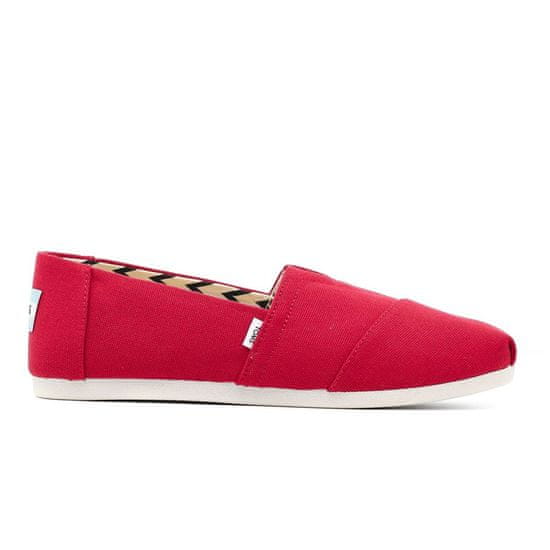 Toms Espadrilky červená 42.5 EU Alpargata Canvas