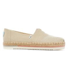 Toms Espadrilky krémová 37 EU Heavy Alpargata