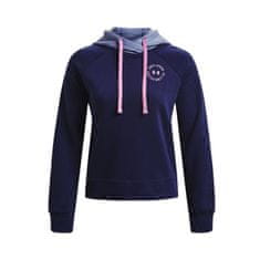 Under Armour Mikina tmavomodrá 168 - 172 cm/M Rival Fleece CB Hoodie