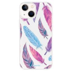 iSaprio Silikónové puzdro - Feather Pattern 10 pre Apple iPhone 13 mini