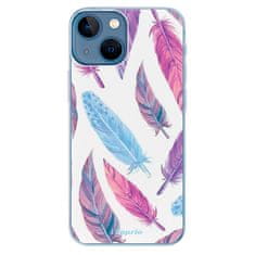 iSaprio Silikónové puzdro - Feather Pattern 10 pre Apple iPhone 13 mini