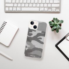 iSaprio Silikónové puzdro - Gray Camuflage 02 pre Apple iPhone 13 mini