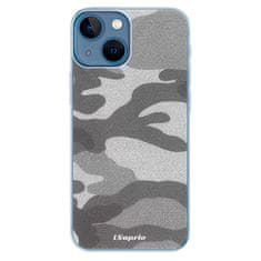 iSaprio Silikónové puzdro - Gray Camuflage 02 pre Apple iPhone 13 mini